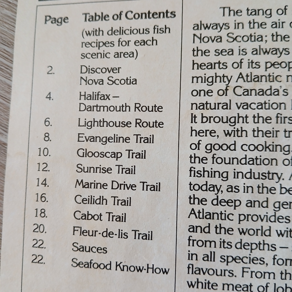 Nova Scotia High Liner Tourist Brochure on Favorite Fish Dishes Colorful 1975 - Picture 7 of 11